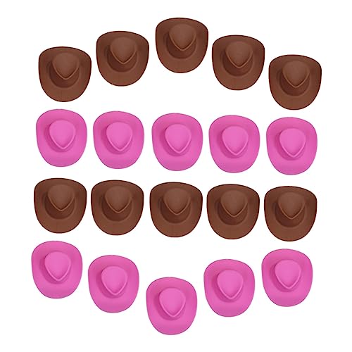 NAMOARLY 20St Mini-Cowboyhut für kinderspielzeug Geburtstagsgeschenk Puppenzubehör für DIY Minihüte für Flaschen Puppenautositz Mini-Hüte Miniatur winzige Hüte Plastik NAMOARLY 20St Mini-Cowboyhut für kinderspielzeug Geburtstagsgeschenk Puppenzubehör für DIY Minihüte für Flaschen Puppenautositz Mini-Hüte Miniatur winzige Hüte Plastik von NAMOARLY
