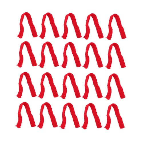 NAMOARLY 20Stücke Mini Wollschals Für Puppen Deko Schals Für Festliche Anlässe Für Mini Figuren Und Dekorationen von NAMOARLY