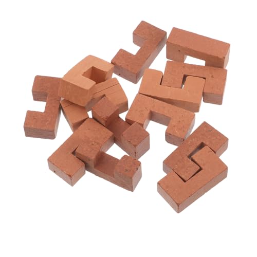 NAMOARLY 20pcs Mini Ziegelhaus Bausteine ​​landschaftsgestaltung Spielzeug Für Crafts Dollhouse DIY Architekte Konstruktion Gartenzubehör von NAMOARLY