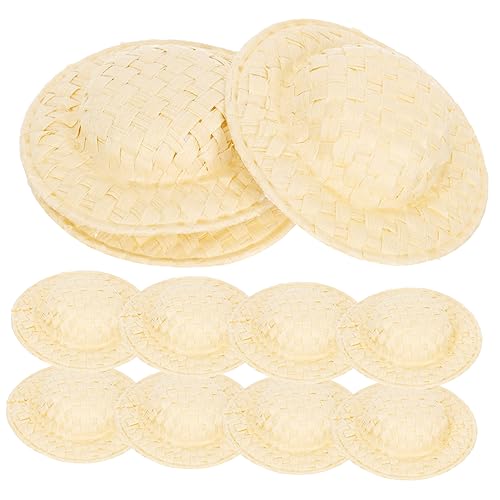 NAMOARLY 20st Gewebter Papierhut Bausatz Wiedergeborene Babypuppen Kleidung Wiedergeburtsspielzeug Generation Accessoires Hut Staubdichter Wäschetrockner Klein Mini-Hut von NAMOARLY