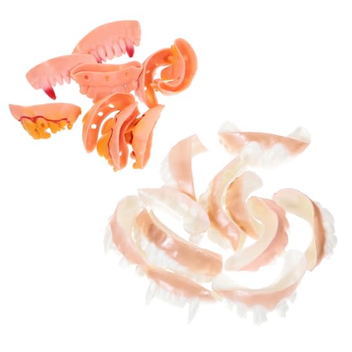 NAMOARLY 22St Halloween-Zahnersatzspiel Halloween falsche Zähne Fälschung Fälschung formbar Halloween schminke halloweenschminke gefälschte Zahnprothesen Kostüm mit falschen Zähnen Gummi NAMOARLY 22St Halloween-Zahnersatzspiel Halloween falsche Zähne Fälschung Fälschung formbar Halloween schminke halloweenschminke gefälschte Zahnprothesen Kostüm mit falschen Zähnen Gummi von NAMOARLY
