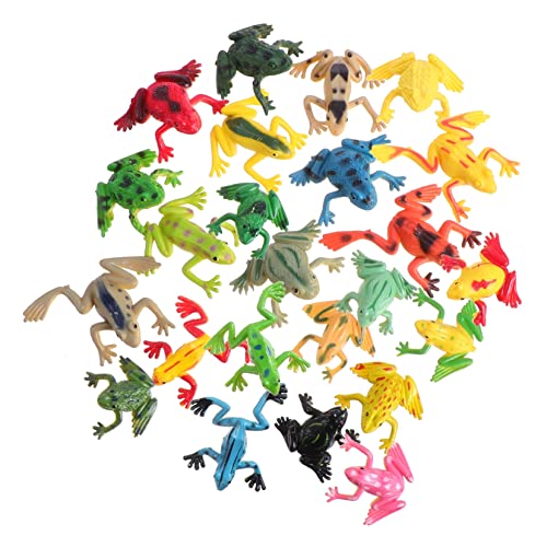 NAMOARLY 24 Stück kleines Froschmodell Animals Toys for Tier für Froschfiguren für Aquarium Frösche Statuen Mini-Frosch Frösche Figuren kleine Froschfiguren PVC von NAMOARLY