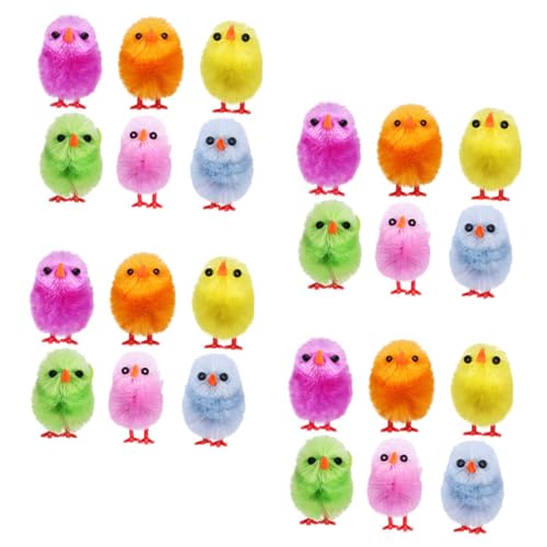 NAMOARLY 24St Deko- für Küken easter chicks osterbastelei ostergeschenkideen Puppenhaus-Bücher- Mini- Figuren spielzeuge Hähnchen-Stofftiere Osterhühner Samt NAMOARLY 24St Deko- für Küken easter chicks osterbastelei ostergeschenkideen Puppenhaus-Bücher- Mini- Figuren spielzeuge Hähnchen-Stofftiere Osterhühner Samt von NAMOARLY