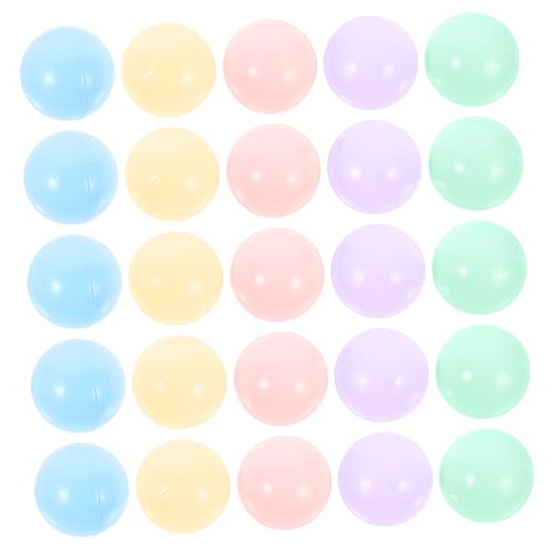 NAMOARLY 25 Stück Bunte Ocean Balls Ungiftige Spielzeuge für Pool und Strandspiele für Outdoor Aktivitäten und Geburtstagsfeiern von NAMOARLY