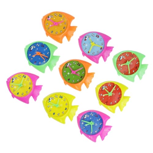 NAMOARLY Lernspielzeug Für Kinder 25St Spielzeug Tischuhr Zahlenuhr in Fischform Baby lernt Cartoon-Uhr kreative Uhr Puzzle Digitaluhr Kind Digitaluhren von NAMOARLY