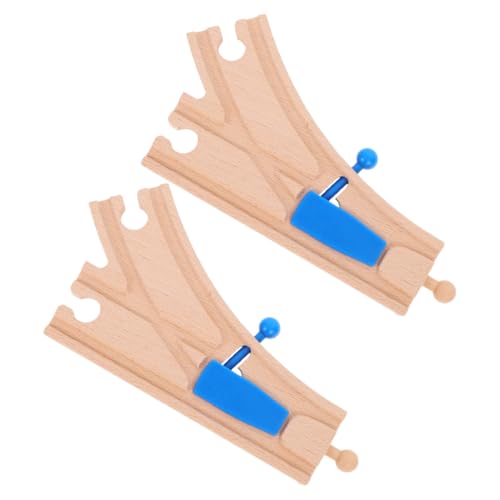 NAMOARLY 2St Blaue Spur für holzspielzeug Schienenweiche Pädagogisches Spielzeugzug Zubehör für Gleisverbinder aus Kunststoff Holzbahn Gleisstützen Plastik NAMOARLY 2St Blaue Spur für holzspielzeug Schienenweiche Pädagogisches Spielzeugzug Zubehör für Gleisverbinder aus Kunststoff Holzbahn Gleisstützen Plastik von NAMOARLY