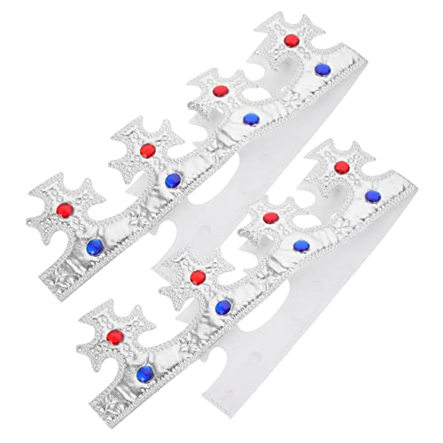 NAMOARLY 2St Krone Geburtstagsbrille Banner zum halben Geburtstag Königskostüm Dekorationen kinderkleider kinderkostüme Geburtstag Kinderhüte Kindergeburtstagsmütze Abs Silver NAMOARLY 2St Krone Geburtstagsbrille Banner zum halben Geburtstag Königskostüm Dekorationen kinderkleider kinderkostüme Geburtstag Kinderhüte Kindergeburtstagsmütze Abs Silver von NAMOARLY