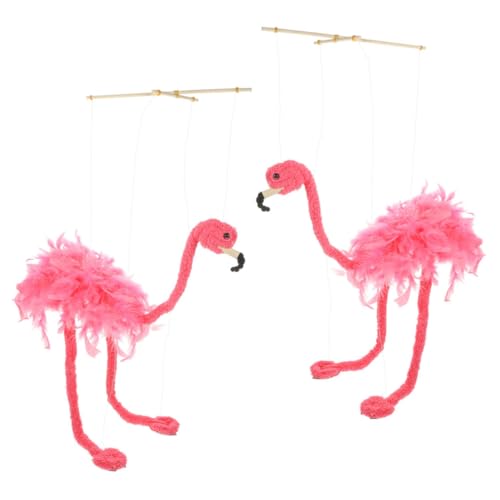 NAMOARLY 2Stücke Flamingo Marionetten Lustige Tierpuppen für Aufführungen und Situationsspiele Farbige Plüschtiere für Kreatives Puppenspiel und Familienunterhaltung NAMOARLY 2Stücke Flamingo Marionetten Lustige Tierpuppen für Aufführungen und Situationsspiele Farbige Plüschtiere für Kreatives Puppenspiel und Familienunterhaltung von NAMOARLY