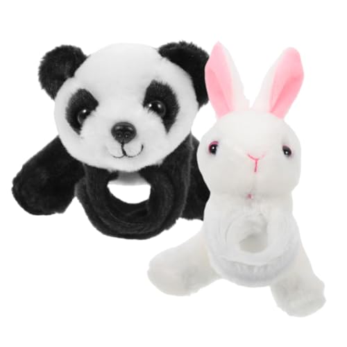 NAMOARLY 2Stücke Tier Slap Armbänder Aus Cartoon Muster Für Kindergeburtstag Und Partys Robuste Und Langlebige Handgelenksbänder Hase Panda NAMOARLY 2Stücke Tier Slap Armbänder Aus Cartoon Muster Für Kindergeburtstag Und Partys Robuste Und Langlebige Handgelenksbänder Hase Panda von NAMOARLY