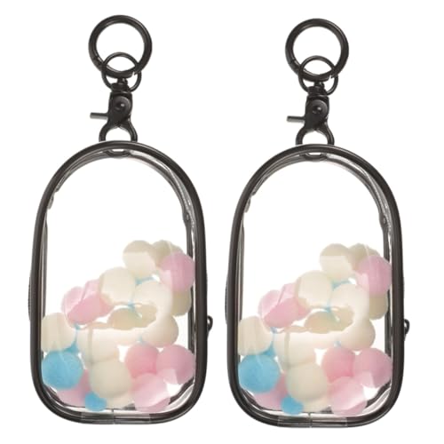 NAMOARLY 2stücke Klare Figuren Präsentationstasche Mit Schlüsselanhänger Tragbare Puppen Aufbewahrungstasche Staubdichtes Transparentes Design Inklusive Niedlichem Wollball Für Mini Figuren Und Puppen NAMOARLY 2stücke Klare Figuren Präsentationstasche Mit Schlüsselanhänger Tragbare Puppen Aufbewahrungstasche Staubdichtes Transparentes Design Inklusive Niedlichem Wollball Für Mini Figuren Und Puppen von NAMOARLY