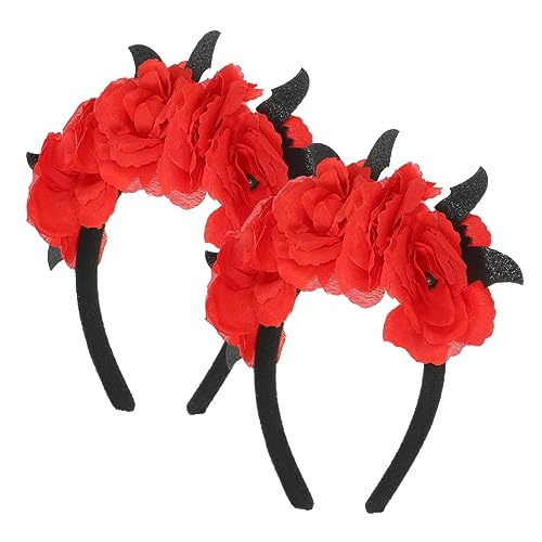 NAMOARLY 2 Stück Halloween-Stirnbänder mit Fledermaus-Blumendekor für Erwachsene einzigartige Party-Kopfbedeckung einfach zu tragen leicht für Familienfeiern und Veranstaltungen NAMOARLY 2 Stück Halloween-Stirnbänder mit Fledermaus-Blumendekor für Erwachsene einzigartige Party-Kopfbedeckung einfach zu tragen leicht für Familienfeiern und Veranstaltungen von NAMOARLY