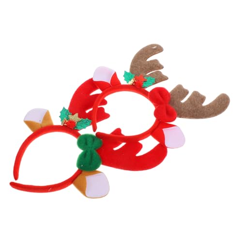 NAMOARLY Weihnachtskopfschmuck Weihnachts Haarschmuck 2er Set Weihnachts Rentier Geweih Haarreifen Für Und Erwachsene Lustige Xmas Geschenkidee Und Festliche Kopfbedeckung Für Weihnachten Und Party NAMOARLY Weihnachtskopfschmuck Weihnachts Haarschmuck 2er Set Weihnachts Rentier Geweih Haarreifen Für Und Erwachsene Lustige Xmas Geschenkidee Und Festliche Kopfbedeckung Für Weihnachten Und Party von NAMOARLY