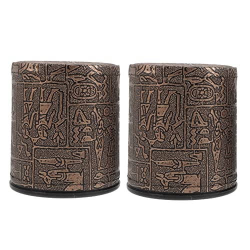NAMOARLY 2pcs Reusable Cup Würfelbecher Würfel Schütteln Tassen für Bar Würfel Würfel Spiel Zubehör von NAMOARLY
