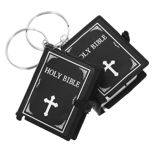 NAMOARLY 2st Schlüsselanhänger Geschmortes Modell Aufblasbare Werkzeuge Die Doppelt Mini-bibeln Bibel Anhänger Schlüsselketten Kappe System Miniatur Schließe Black Zinklegierung NAMOARLY 2st Schlüsselanhänger Geschmortes Modell Aufblasbare Werkzeuge Die Doppelt Mini-bibeln Bibel Anhänger Schlüsselketten Kappe System Miniatur Schließe Black Zinklegierung von NAMOARLY