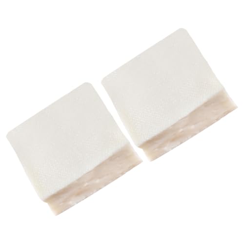 2St Simulierter Tofu küchendekoration küchendeco Decor Stellen Sie Sich Künstliches Tofu-Ornament falsches Brot Spielzeug Dekorationsfälschung Simulation Requisiten Modell PVC Weiß von NAMOARLY