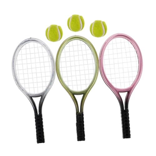 NAMOARLY 3 Sätze Mini-tennisschläger- Dekoratives Tennisschläger- Tennisschläger Für Erwachsene Dekoratives Werkzeugdekor Badmintonschläger Tennisschläger Für Puppenhaus Plastik NAMOARLY 3 Sätze Mini-tennisschläger- Dekoratives Tennisschläger- Tennisschläger Für Erwachsene Dekoratives Werkzeugdekor Badmintonschläger Tennisschläger Für Puppenhaus Plastik von NAMOARLY