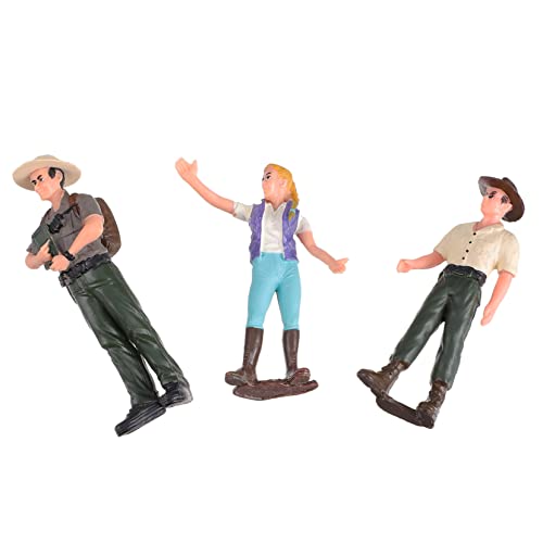NAMOARLY 3 Stück Bauernpuppenverzierungen Mini- Landarbeiterfiguren bauernhofspielzeug Farm bastelzeug Menschen Figuren Lernspielzeug für PVC von NAMOARLY