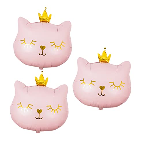 NAMOARLY 3 Stück Katzenballon Folienballon Katze für Katzen wand polsterung hochzeitsdeko gastgeschenke hochzeit luftballons dekorativer Luftballon Geburtstagsballons aus Folie Rosa NAMOARLY 3 Stück Katzenballon Folienballon Katze für Katzen wand polsterung hochzeitsdeko gastgeschenke hochzeit luftballons dekorativer Luftballon Geburtstagsballons aus Folie Rosa von NAMOARLY