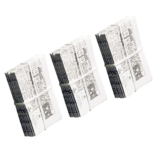 NAMOARLY 3 Stück Maßstab Handgefertigte Mini Zeitung Dekoration Realistische Puppenhaus Ornamente für von NAMOARLY