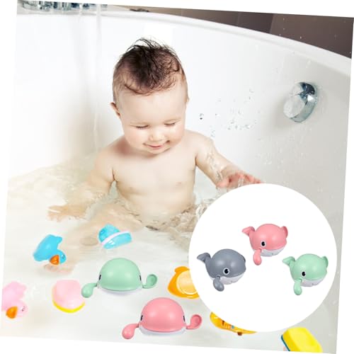 NAMOARLY 3 Stück Teiliges Badespielzeug mit Spritzfunktion Wasserspielzeug für frei Sicherer Geeignet für Badewanne und Schwimmbad Farbiges Wasserspritzspielzeug für Junge von NAMOARLY