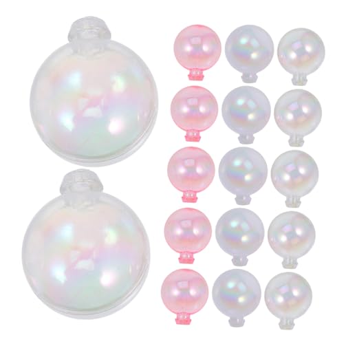 NAMOARLY 30 Stück Bunte Tortendeko Kugeln Dekorative Cake Balls für Shower Hochzeiten Farbiges Bubble Design für Kreative Torten Dekorationen von NAMOARLY