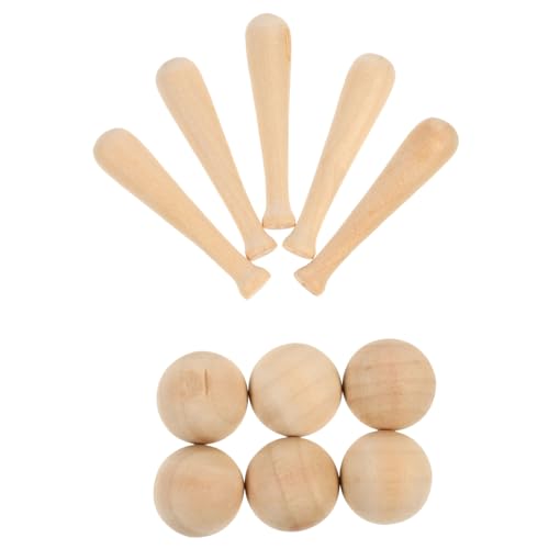 NAMOARLY 30 Stück Mini-Baseball Basen Aufkleber Fledermäuse Schläger Unvollendetes Ornamenthandwerk Hölzerne Fledermaus Unvollendetes Handwerk Holz NAMOARLY 30 Stück Mini-Baseball Basen Aufkleber Fledermäuse Schläger Unvollendetes Ornamenthandwerk Hölzerne Fledermaus Unvollendetes Handwerk Holz von NAMOARLY