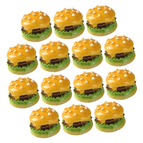 NAMOARLY 30 Stück Simulationsburger Cake Pop Deko Mini-haarschneidemaschinen Burger-Display-Modelle Requisiten Für Das Szenenlayout Gefälschte Lebensmitteldekore Yellow Harz NAMOARLY 30 Stück Simulationsburger Cake Pop Deko Mini-haarschneidemaschinen Burger-Display-Modelle Requisiten Für Das Szenenlayout Gefälschte Lebensmitteldekore Yellow Harz von NAMOARLY
