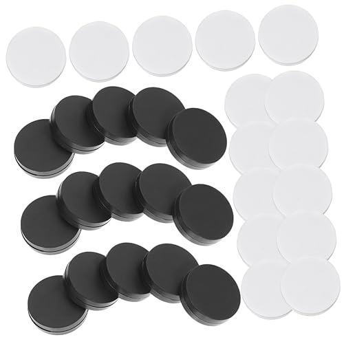 NAMOARLY 30 Stücke Ersatzzubehör Für Schachfiguren Erwachsene Brettspiele Schachfiguren Schwarz Weiß Gegen Spiel Schachersatz Für Brettspiele Schachersatz Für Party Dame Schach Plastik von NAMOARLY