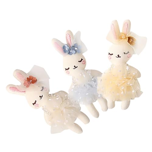 NAMOARLY 3Stücke Kaninchen Puppen Plüschhase DIY Stofftier Für Dekoration Und Plüsch Kaninchen Für Kreative Projekte von NAMOARLY