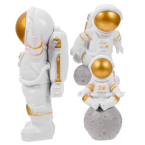 NAMOARLY 3Stücke PVC Astronaut Kuchen Topper Für Geburtstagsfeiern Kuchendekoration Mit Weltraum Thema Astronauten Figuren Für Kreative Tortenverzierungen Und Backzubehör NAMOARLY 3Stücke PVC Astronaut Kuchen Topper Für Geburtstagsfeiern Kuchendekoration Mit Weltraum Thema Astronauten Figuren Für Kreative Tortenverzierungen Und Backzubehör von NAMOARLY