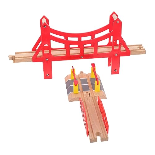 NAMOARLY 3Stücke Teiliges Holzspielzeug Für Kompatibel Mit Holzschienen Für Jahren Als Zubehör Für Holzeisenbahn Szenen NAMOARLY 3Stücke Teiliges Holzspielzeug Für Kompatibel Mit Holzschienen Für Jahren Als Zubehör Für Holzeisenbahn Szenen von NAMOARLY