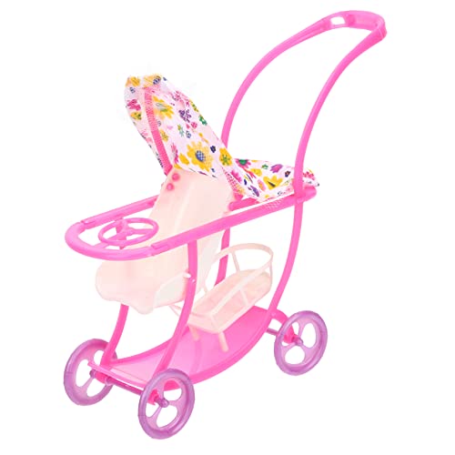 NAMOARLY Puppenhaus Ornament Set 3pcs Kinder Miniatur Kinderwagen Baby Kinderwagen Für Puppen Kinder von NAMOARLY