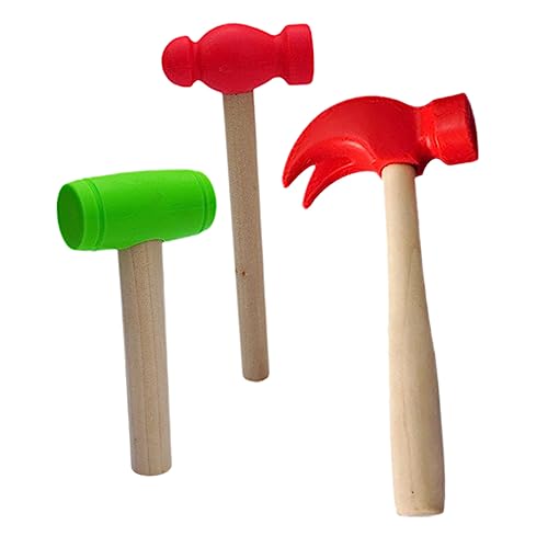 NAMOARLY 3st Simulierter Kleiner Holzhammer Hammerspielzeug Für Hammerschlagspielzeug Mallet- Kleiner Schlaghammer -Hammer- Schlaghammer Plastik NAMOARLY 3st Simulierter Kleiner Holzhammer Hammerspielzeug Für Hammerschlagspielzeug Mallet- Kleiner Schlaghammer -Hammer- Schlaghammer Plastik von NAMOARLY
