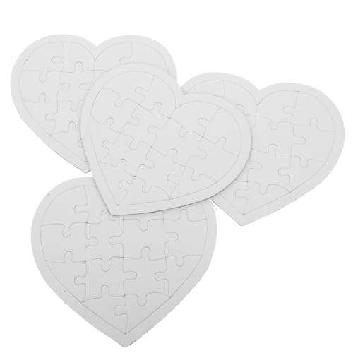 NAMOARLY 4 Blätter Ausmalen Und Einfügen Escape-Room-rätsel Klares Rätsel Leeres Puzzle Leer Leere Puzzles Selber Machen Leerzeichen Heimwerken Leere Rätsel DIY-rätsel Papier von NAMOARLY