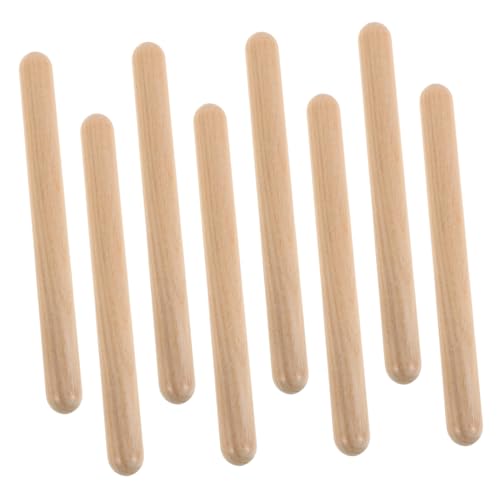 NAMOARLY 4 Paare Holz Rhythmusstäbe Natürliche Holz Percussion Instrumente für Frühkindliche Musikbildung für Kindergarten und Kreative Klassenaktivitäten NAMOARLY 4 Paare Holz Rhythmusstäbe Natürliche Holz Percussion Instrumente für Frühkindliche Musikbildung für Kindergarten und Kreative Klassenaktivitäten von NAMOARLY