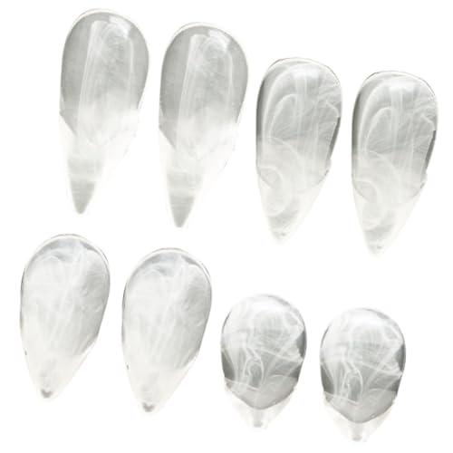 NAMOARLY 4 Paare Vampirprothesen Hässliche Halloween-Zähne Cosplay gefälschte Zähne Zahnspielzeug Halloween schminke Halloween Make up Kostüm mit falschen Zähnen Vampirzahn Harz Transparent NAMOARLY 4 Paare Vampirprothesen Hässliche Halloween-Zähne Cosplay gefälschte Zähne Zahnspielzeug Halloween schminke Halloween Make up Kostüm mit falschen Zähnen Vampirzahn Harz Transparent von NAMOARLY