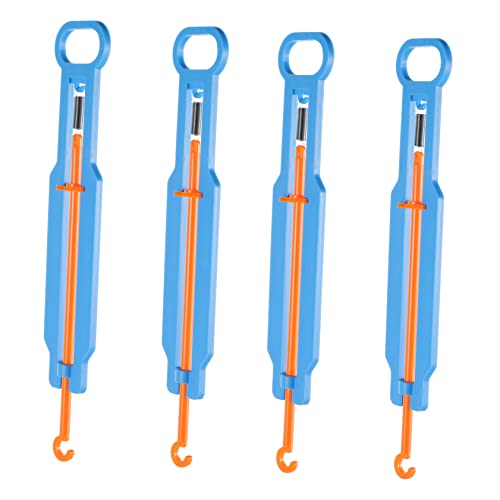 NAMOARLY 4 Sätze Federwaage Selber Machen Balkenwaage Für Hängende Federwaage Kleine Federwaage Frühling Labor-federwaage Federwaage Lernen DIY Federwaage Blue Plastik von NAMOARLY
