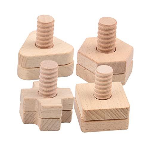 NAMOARLY 4 Sets Schraube Passenden Bausteine Puzzles Für Kleinkinder Kleinkind Puzzle Frühen Bildung Versorgung Schraube Birke NAMOARLY 4 Sets Schraube Passenden Bausteine Puzzles Für Kleinkinder Kleinkind Puzzle Frühen Bildung Versorgung Schraube Birke von NAMOARLY