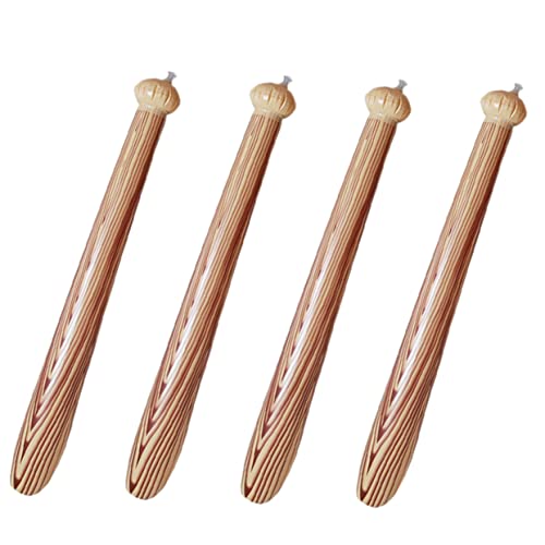 NAMOARLY 4 Stück Aufblasbarer Baseball Jubel Liefert Baseballschläger-Requisite Sport Zujubelnde Gefälligkeiten Aufblasbares Stockspielzeug Baseball-partygeschenke Kinderspielzeug PVC von NAMOARLY