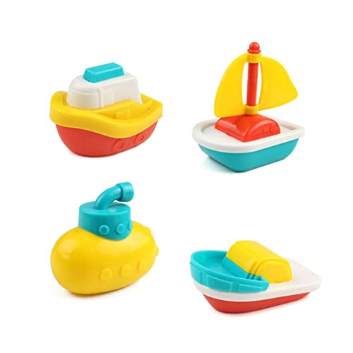 NAMOARLY 4er Set Badewannenspielzeug Schwimmende Boote Aus Für Kleinkinder Planschspielzeug Für Die Badewanne Lustige Badezeit Für NAMOARLY 4er Set Badewannenspielzeug Schwimmende Boote Aus Für Kleinkinder Planschspielzeug Für Die Badewanne Lustige Badezeit Für von NAMOARLY