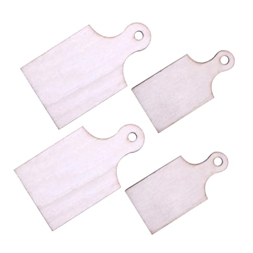 NAMOARLY Miniaturküche Für Puppenhaus: 4er-Pack Unfertige Schneidebretter Aus Holz Bastelset Für Miniaturdekoration NAMOARLY Miniaturküche Für Puppenhaus: 4er-Pack Unfertige Schneidebretter Aus Holz Bastelset Für Miniaturdekoration von NAMOARLY