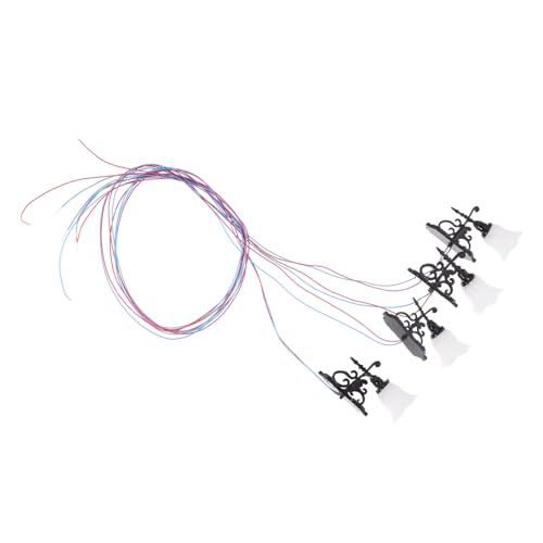 NAMOARLY 4 Stück Miniatur Wandlampen Modelle Teiliges Schwarz mit Warmem Licht für Puppenhäuser und Sandtischdekoration Miniatur Szenenzubehör für Kreative Projekte NAMOARLY 4 Stück Miniatur Wandlampen Modelle Teiliges Schwarz mit Warmem Licht für Puppenhäuser und Sandtischdekoration Miniatur Szenenzubehör für Kreative Projekte von NAMOARLY