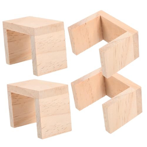 NAMOARLY 4 Stück Miniatur-hocker, Modell, Puppenhaus-hocker, Mini-möbel, Mini-Verzierungen von NAMOARLY