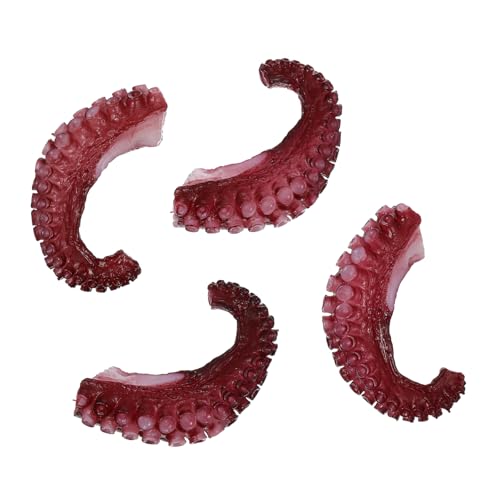 NAMOARLY 4 Stück Simulation Lebensmittelmodell Essen Tentakel Realistisch Künstliche Meeresfrüchtemodelle Gefälschte Oktopuskralle Simulation Von Oktopuskrallen Esstisch Ornament PVC Rot NAMOARLY 4 Stück Simulation Lebensmittelmodell Essen Tentakel Realistisch Künstliche Meeresfrüchtemodelle Gefälschte Oktopuskralle Simulation Von Oktopuskrallen Esstisch Ornament PVC Rot von NAMOARLY