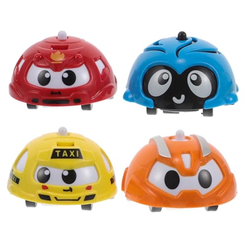 NAMOARLY 4 Teiliges Kreiselspielzeug Outdoor Autospielzeug Für Jungen Autos Kinderspielzeug Kindersportspielzeug Outdoor Kreiselspielzeug Kreiselspielzeug Formkreisel Gyro von NAMOARLY