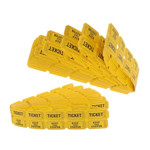 NAMOARLY Ticketrolle 400 Stück Tombola-ticketblätter Für Schulkarneval Spendenaktion Spiel Preisverlosung von NAMOARLY