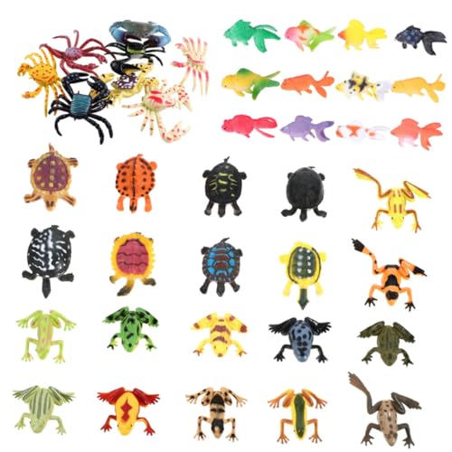 NAMOARLY 40St Unterwassermodell Mini-Froschfiguren Figuren von Meerestieren weltbild knete Spielzeug Kinderspielzeug Wohnkultur Tiermodell Meerestierschmuck Ozean Dekorationen Ornamente von NAMOARLY