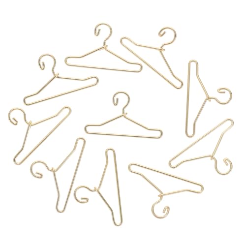 NAMOARLY 45-teiliges Mini-kleiderbügel-puppenkleiderbügel-Set Aus Metall Für Puppenkleid-Outfit-Halter von NAMOARLY