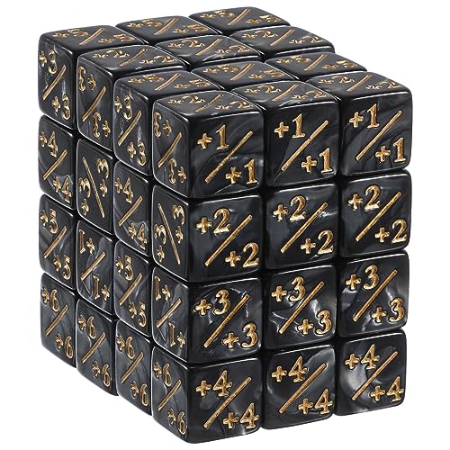 NAMOARLY 48 Stück Würfelzähler Set aus Acryl Token Würfel für Brettspiele Praktische Spielaccessoires für Tabletop Gaming für CCG für Spieleliebhaber von NAMOARLY