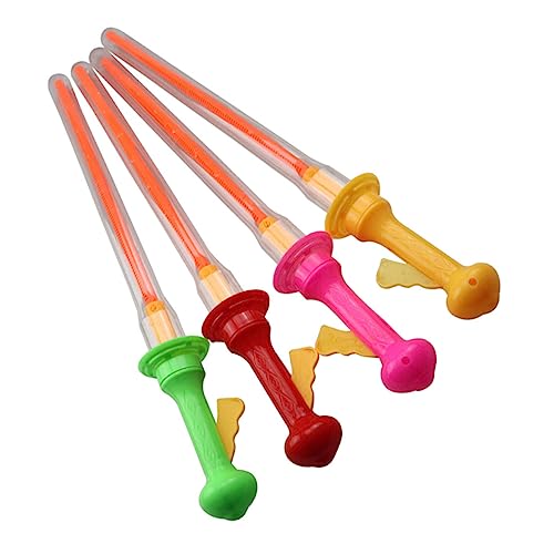NAMOARLY 4Stücke Seifenblasenstäbe Für Blasenmacher Sticks Für Outdoor Aktivitäten Und Partys Sicher Blasenflüssigkeit Zufällige Farben von NAMOARLY